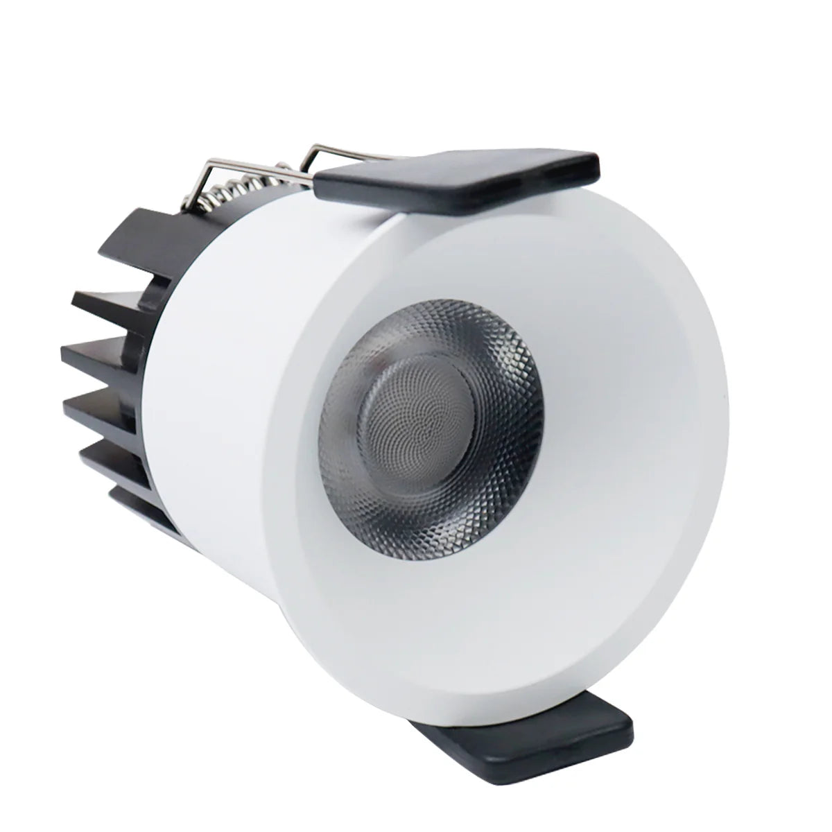 EZ-EU Series Angled Reflector 7W (2.2″) Deep Anti-Glare Recessed LED Downlight | 200–240V | 4/12 Pack | 3000K / 4000K / 5000K | 24° Beam | CRI>95 | for Home & Light Commercial Use