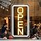 Load image into Gallery viewer, inShareplus 16"x 9" Super Bright Open Sign, Adjustable Brightness Neon Open Signs for Business Window, Powered by USB with ON/OFF, LED Open Sign for Coffee Shops, Stores, Restaurant Bar Hotel