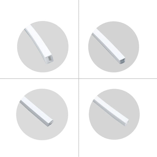 I-TE Series 6×6mm Top Emitting LED Neon Tube Housing | S0606 Soft Neon Tube Housing | IP67 Waterproof | 3mm PCB Width | 16.4FT/5M | Mini Cabinet Lighting