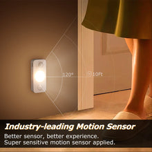 Load image into Gallery viewer, LightingWill Rechargeable LED Motion Sensor Lights (8-Pack) | Warm White / Pure White, Stick-On Cabinet & Closet Lights, USB Charging, No Wiring Needed