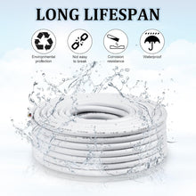 Load image into Gallery viewer, inShareplus 22AWG 2x0.3mm² 5 Meter Electrical Wire 2 Core Cable, 5V/12V/24V White Tinned Copper Wires, 22 Gauge 300V Flexible and Soft Outdoor Cable High Temperature Resistant Extension Cable