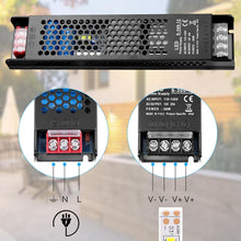 Laden Sie das Bild in den Galerie-Viewer, inShareplus LED-Treiber DC 12 V 25 A 300 W Netzteil, AC 110–130 V auf DC 12 Volt, universeller geregelter Schalttransformator, LED-Adapter für LED-Lichtstreifen, CCTV-Kamerasystem, Radio