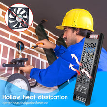 Laden Sie das Bild in den Galerie-Viewer, inShareplus LED-Treiber DC 12 V 25 A 300 W Netzteil, AC 110–130 V auf DC 12 Volt, universeller geregelter Schalttransformator, LED-Adapter für LED-Lichtstreifen, CCTV-Kamerasystem, Radio