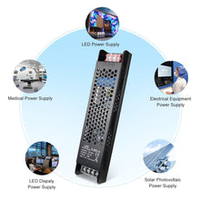 Laden Sie das Bild in den Galerie-Viewer, inShareplus LED-Treiber DC 12 V 25 A 300 W Netzteil, AC 110–130 V auf DC 12 Volt, universeller geregelter Schalttransformator, LED-Adapter für LED-Lichtstreifen, CCTV-Kamerasystem, Radio