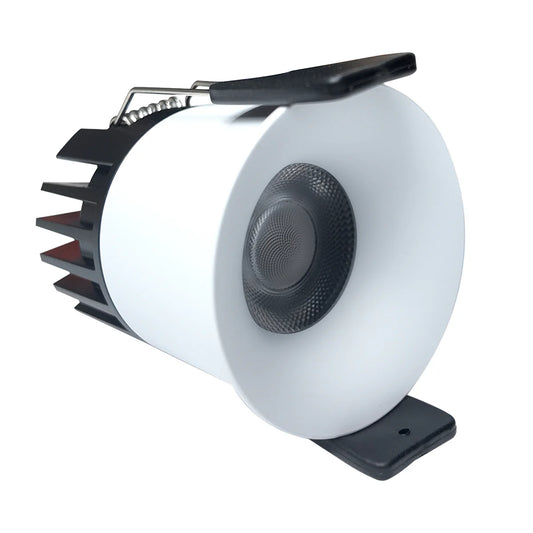 EZ-EU Series Curved Reflector 7W (2.2″) Deep Anti-Glare Recessed LED Downlight | 200–240V | 4/12 Pack | 3000K / 4000K / 5000K | 24° Beam | CRI>95 | for Home & Light Commercial Use