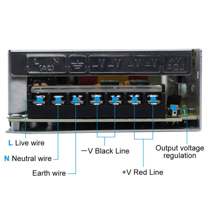 Universal Regulated Switching Power Supply 24V 6.5A 150W
