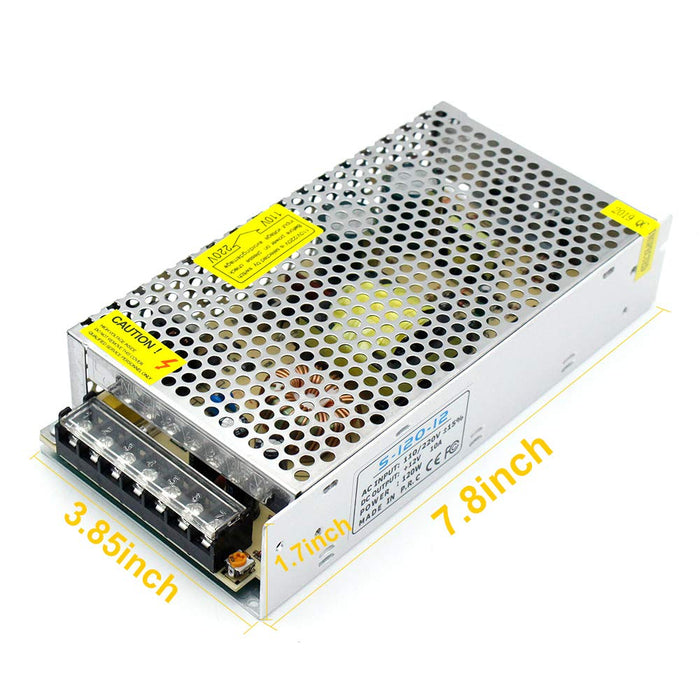 Universal Regulated Switching Power Supply 12V 10A 120W