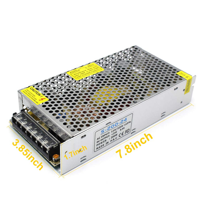 Universal Regulated Switching Power Supply 24V 8.5A 200W
