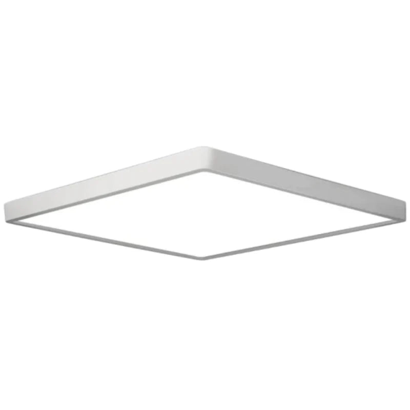 AC 220–240V | 12 Inch 24W Square Slim Flush Mount Ceiling Lights – White | 3000K / 5000K | Flush Mount Ceiling Light for Apartment & Commercial Spaces – Local Stock (UK)