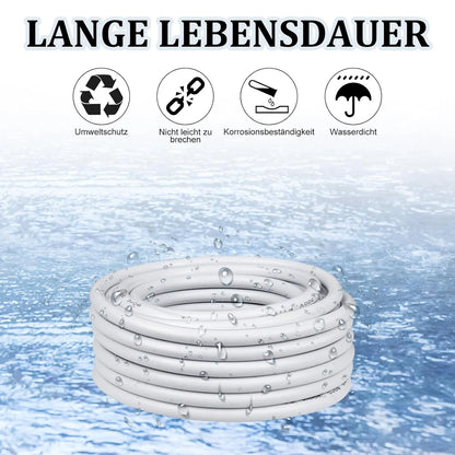 16 AWG PVC Insulated Copper Wire, 2–8 Conductor Industrial Grade Electrical Cable – White Stranded Copper Wire for Control Systems, Signal Wiring & Industrial Power Distribution – Bulk Roll Supply 5/10/20/50m