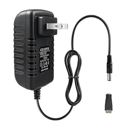 inShareplus 2er-Pack DC 24 V Netzteil, 100–240 V AC auf DC 24 Volt 1 A 24 W LED-Treiber, Niederspannungstransformator mit 5,5 mm x 2,1 mm DC-Stecker, Wandadapter für 24 V LED-Lichtstreifen, CCTV-Kamera 
