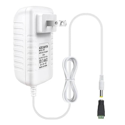 inShareplus 2er-Pack DC 24 V Netzteil, 100–240 V AC auf DC 24 Volt 1 A 24 W LED-Treiber, Niederspannungstransformator mit 5,5 mm x 2,1 mm DC-Stecker, Wandadapter für 24 V LED-Lichtstreifen, CCTV-Kamera 