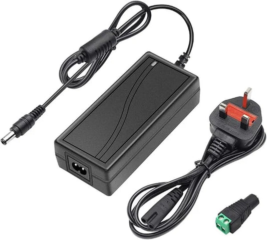 inShareplus 6-V-Niederspannungsnetzteil, Transformator, Netzadapter, 10 A, 60 Watt max., AC 100–240 V auf DC 6 V, mit 5,5/2,1 DC-Buchsenstecker 