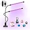inShareplus LED UV Light Dual Head with USB, 395nm-405nm Dimmable UV Light with Clip, Glow in The Dark, 20W Black Lamp for Party, Stage, UV Glue Curing Resin Paint, Collection, Aquarium