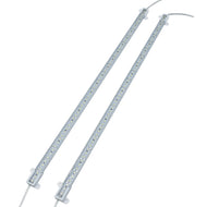 inSharePlus Mini-Inline-LED-Dimmschalter DC 12 V 2 A PWM mit DC-Buchse 5.5/2.1-Anschluss für einfarbige 3528 5050 LED-Lichtstreifen (1 Packung, Schwarz) 