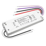 48W 12V DC Plastic Case 5-in-1 Dimmable LED Power Supply, ETL Listed, AC 120-277V Input, LED Power Supply for LED Strip Lights / Home Lighting / DIY Lighting Projects