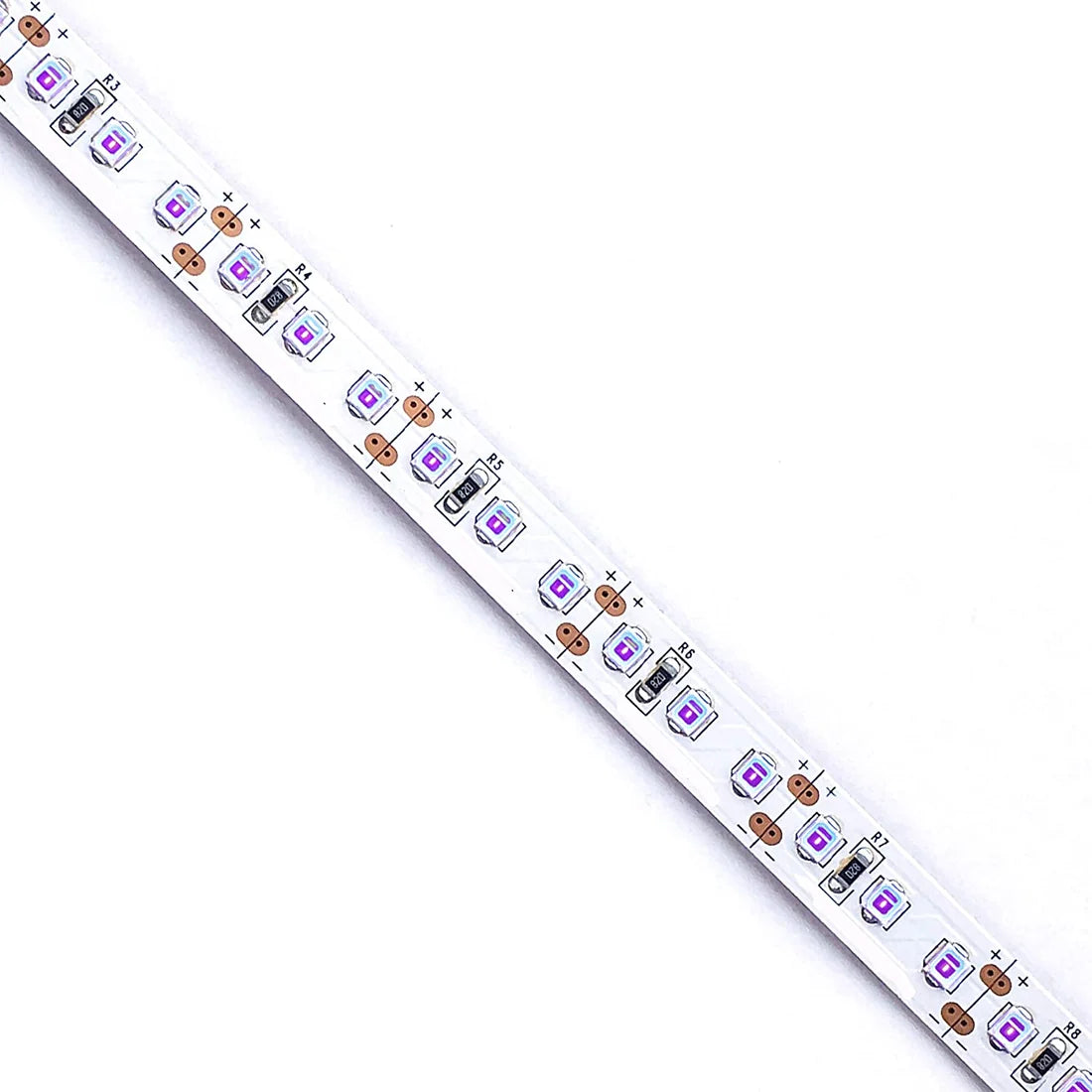 380–385nm 240 LEDs/m UV Blacklight LED Strip | SMD2835 | DC12V | Non-Waterproof / IP65 Waterproof/IP67 Waterproof | Not Include Power Supply | For Glow Party, Fluorescent & Stage Lighting