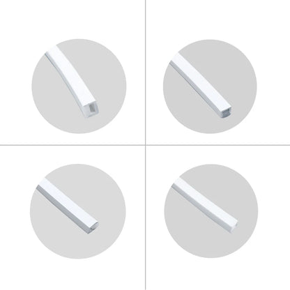 I-TE Series 6×6mm Top Emitting LED Neon Tube Housing | S0606 Soft Neon Tube Housing | IP67 Waterproof | 3mm PCB Width | 16.4FT/5M | Mini Cabinet Lighting