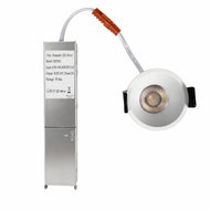 EZ-US Series Angled Reflector 7W (2.2″) Deep Anti-Glare Recessed LED Downlight | 100–130V | 4/12 Pack | 5CCT Adjustable | 24° Beam | CRI>95 | for Home & Light Commercial Use