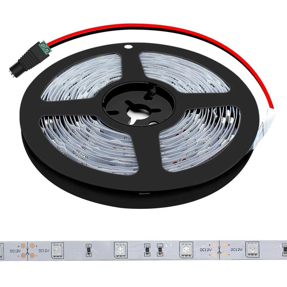 380–385nm 30 LEDs/m UV Blacklight LED Strip | SMD5050 | DC12V | Non-Waterproof / IP65 Waterproof/IP67 Waterproof | Not Include Power Supply | For Glow Party, Fluorescent & Stage Lighting