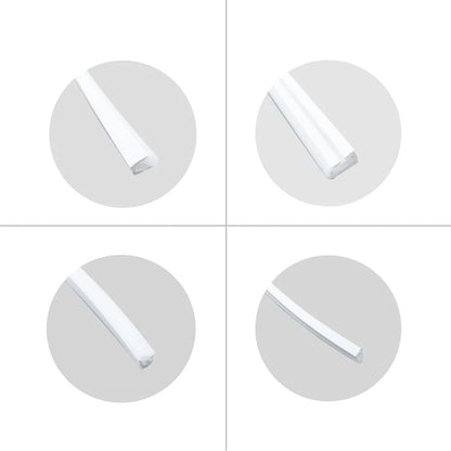 I-SE Series 8×17mm Side Emitting LED Neon Tube Housing | S0817 LED Neon Tube Profile | IP67 Waterproof | 8mm PCB Width | 16.4FT/5M | Cabinet Edge Lighting