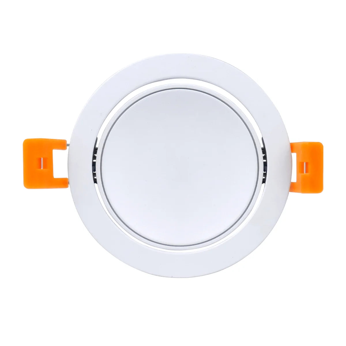 5W Adjustable LED Recessed Downlight - 2700K–6000K - White/Black Housing - TRIAC Dimmable - 100–130V / 200–240V AC - 4 Pack - Everyday Indoor Lighting