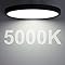 Load image into Gallery viewer, inShareplus 7inch LED Ceiling Light Fixture, Black 12W(120W Equiv) 5000K Daylight White Flush Mount Ceiling Lights, Super Bright, Ultra-Thin, 1500LM Ceiling Lamp for Bedroom, Kitchen, Office, Hallway [Energy Class F]
