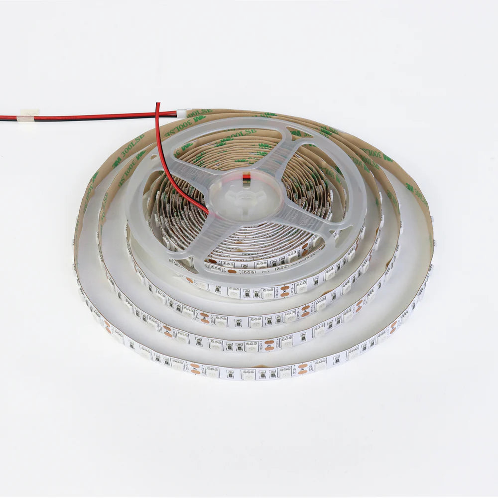 940nm 60 LEDs/m DC12V IR LED Light Strip – Invisible IR for Sensor Devices and Face Recognition, SMD2835/SMD5050, IP00/IP65, 5 Meters