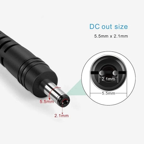 inShareplus 2er-Pack DC 24 V Netzteil, 100–240 V AC auf DC 24 Volt 1 A 24 W LED-Treiber, Niederspannungstransformator mit 5,5 mm x 2,1 mm DC-Stecker, Wandadapter für 24 V LED-Lichtstreifen, CCTV-Kamera 