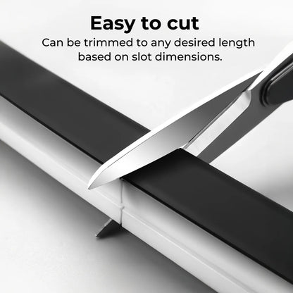 Q-TE Series 16×16mm Top Emitting LED Neon Tube Housing | S1616-T Black Quick Install Flexible Neon Tube Housing | Max Strip Width ≤12mm | 16.4FT/5M | LED Signage Cove Lighting