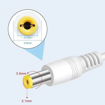 inShareplus 2er-Pack DC 24 V Netzteil, 100–240 V AC auf DC 24 Volt 1 A 24 W LED-Treiber, Niederspannungstransformator mit 5,5 mm x 2,1 mm DC-Stecker, Wandadapter für 24 V LED-Lichtstreifen, CCTV-Kamera 
