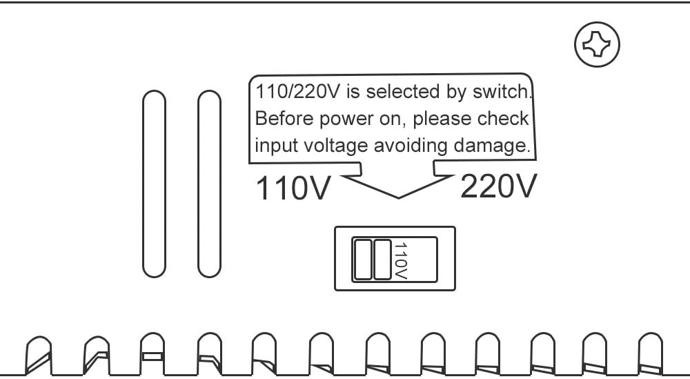 inShareplus 12V 33A 400W, DC Universal Regulated Switching Power Supply, Converter AC 100-240V to DC 12 Volt LED Driver, Transformer, Adapter for LED Strip Light, 3D Printer, Radio, Computer Project