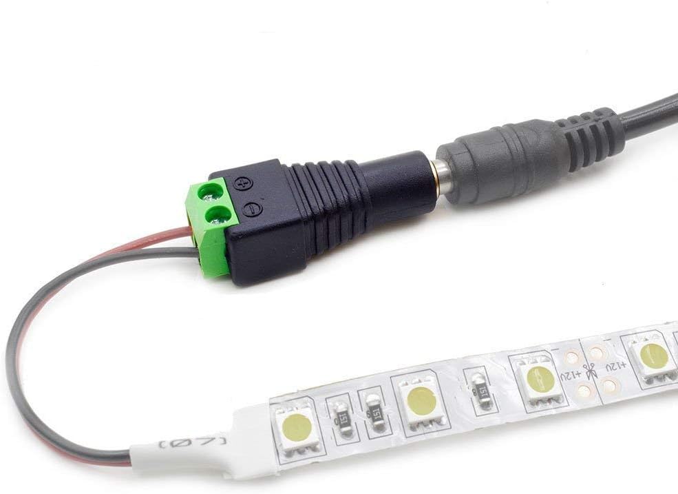 inShareplus 12V Power Supply, 12 Voltage 2A 24W Power Supply, Drive, Power Adapter, AC 110V to 12 Volt Power Supply for LED Strip Light with 5.5/2.1mm DC Female Barrel Connector