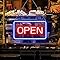 inSharePlus LED Neon Open Sign, 16"x 9" Open Sign for Business, Ultra Bright Lighted Sign Open, Electric Light up Sign for Stores, Restaurants Offices Retail Shops Window Storefronts (Horizontal)…