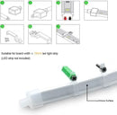 I-SE Series 4×10mm Side Emitting LED Neon Tube Housing | S0410 LED Neon Tube Profile | IP67 Waterproof | 5mm PCB Width | 16.4FT/5M | Kitchen Cabinet Display Lighting | Local Stock US/UK/DE