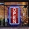 inSharePlus LED Neon Open Sign, 16"x 9" Open Sign for Business, Ultra Bright Lighted Sign Open, Electric Light up Sign for Stores, Restaurants Offices Retail Shops Window Storefronts (Horizontal)…