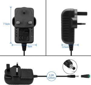 inShareplus 12V 1A 12W LED Power Supply, 100-240V AC to 12V 1Amp DC Power Adapter, Low Voltage Transformer for LED Strip Light