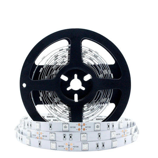 365–370nm 30 LEDs/m UV Blacklight LED Strip | SMD5050 | DC12V | Non-Waterproof / IP65 Waterproof/IP67 Waterproof | Not Include Power Supply | For Fluorescent Effects, Glow Decoration & Blacklight Applications