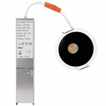 Laden Sie das Bild in den Galerie-Viewer, EZ-US Series Black Reflector 5W (2.2″) Deep Anti-Glare Recessed LED Downlight | 100–130V | 4/12 Pack | 5CCT Adjustable | 24° Beam | CRI>95 | for Home &amp; Light Commercial Use