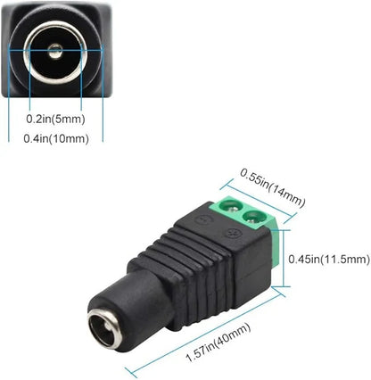 36W Desktop LED Adapter Switching Transformer DC 12V, AC 100–240V Input, US/UK Plug for LED Strip Lights, CCTV Systems, Security Cameras, Routers and Electronic Devices