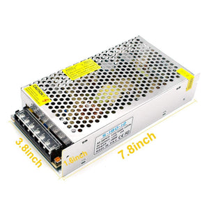 inShareplus 12 V Power Supply 15 A 180 W, DC Universal Regulated Switching Power Supply, Transformer 230 V to 12 V LED Driver, Transformer, Adapter for LED Strip Light, 3D Printer, Radio, Computer