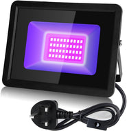 inShareplus 20W UV Flood Light, IP66 Waterproof Outdoor High Power UV Black Lights, 395nm-400nm UV Light for Party, Stage, Paint, Collection, Resin Curing