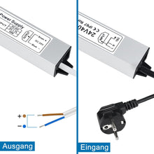 Laden Sie das Bild in den Galerie-Viewer, inShareplus LED Transformer 24 V 1.7 A 40 W IP67 Waterproof Outdoor Driver, AC 90-265 V to DC 24 Volt Low Voltage Transformer, 24 V Power Supply for LED Light, Computer Project, Outdoor Use