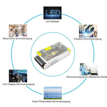 Laden Sie das Bild in den Galerie-Viewer, inShareplus 12 V Power Supply 15 A 180 W, DC Universal Regulated Switching Power Supply, Transformer 230 V to 12 V LED Driver, Transformer, Adapter for LED Strip Light, 3D Printer, Radio, Computer