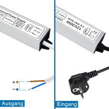 Laden Sie das Bild in den Galerie-Viewer, inShareplus LED Transformer 12 V 2.5 A 30 W IP67 Waterproof Outdoor LED Driver 12 V, AC 90-265 V to DC 12 Volt Low Voltage Transformer, 12 V Power Supply for LED Light, Computer Project, Outdoor Use