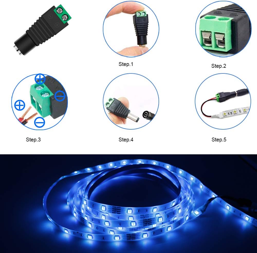inShareplus 12V 1A 12W LED Power Supply, 100-240V AC to 12V 1Amp DC Power Adapter, Low Voltage Transformer for LED Strip Light