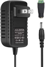 Load image into Gallery viewer, inShareplus 12V Power Supply, 12 Voltage 2A 24W Switching Power Supply, Drive, Power Adapter, AC 110V to 12 Volt Power Supply for LED Strip Light with 5.5/2.1mm DC Female Barrel Connector