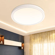 inShareplus 9inch LED Flush Mount Ceiling Light Fixture, 18W [180W Equiv] Warm White 2800K Ceiling Lights Fixture, 1800LM White Ceiling Lamp for Bedroom, Living Room, Kitchen, Office, Hallway [Energy Class F]