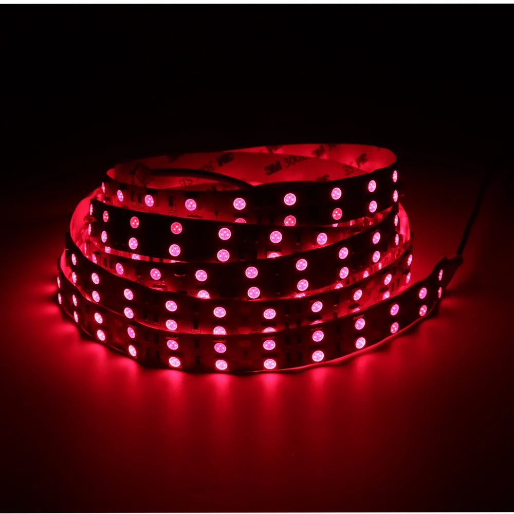 730–735nm 120 LEDs/m DC12V IR LED Light Strip – Far Red for Photoperiod and Bloom Control Lighting, SMD2835/SMD5050, IP00/IP65, 5 Meters