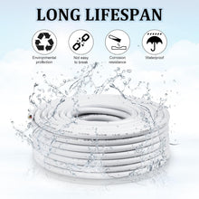 Load image into Gallery viewer, inShareplus 22AWG 2x0.3mm² 5 Meter Electrical Wire 2 Core Cable, 5V/12V/24V White Tinned Copper Wires, 22 Gauge 300V Flexible and Soft Outdoor Cable High Temperature Resistant Extension Cable